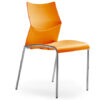 silla-nizza-naranja-cromada